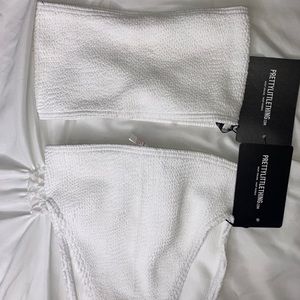 Pretty Little Thing Crinkle Bikini SET!